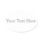 Create Your Own 3" x 2" Oval Classic Name Tag