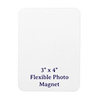 Create Your Own 3" x 4" Flexible Photo Magnet
