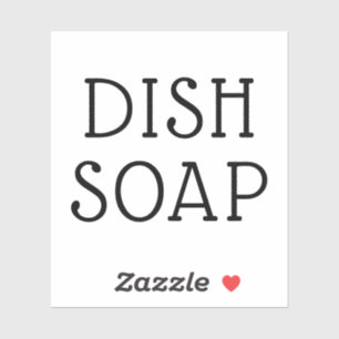 Create Your Own 3X3 Dish Soap Label