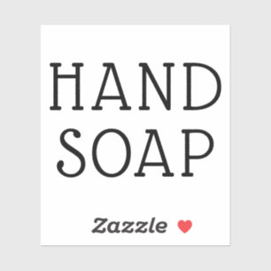 Create Your Own 3X3 Hand Soap Label
