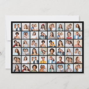 Create Your Own 48 Photo Collage Card