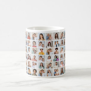 Create Your Own 48 Photo Collage Coffee Mug