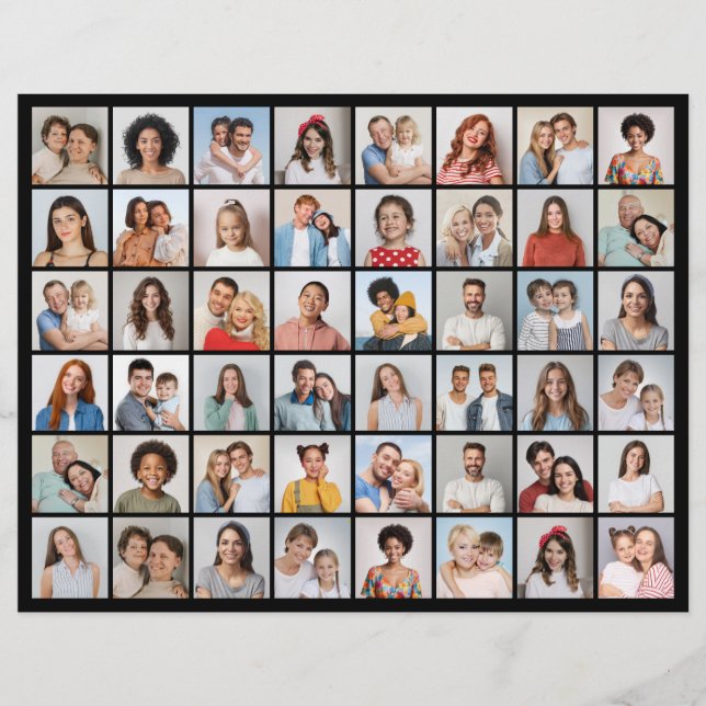 Create Your Own 48 Photo Collage  Flyer (Front)