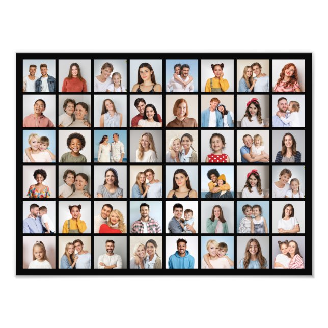 Create Your Own 48 Photo Collage Photo Enlargement (Front)