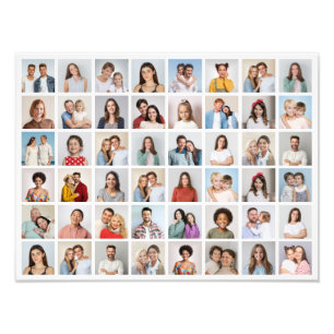 Create Your Own 48 Photo Collage Photo Enlargement Print
