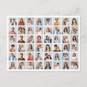 Create Your Own 48 Photo Collage  Postcard