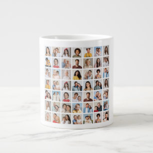 Create Your Own 49 Photo Collage  Large Coffee Mug
