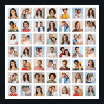 Create Your Own 49 Photo Collage  Poster<br><div class="desc">Create your own 49 Photo Collage for Christmas, Birthdays, Weddings, Anniversaries, Graduations, Father's Day, Mother's Day or any other Special Occasion, with our easy-to-use design tool. Add your favourite photos of friends, family, vacations, hobbies and pets and you'll have a stunning, one-of-a-kind photo collage. Our custom photo collage is perfect...</div>