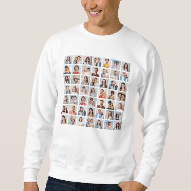 Create Your Own 49 Photo Collage  Sweatshirt (Front)