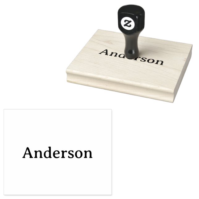 Create Your Own 4.0" x 5.0" Rubber Stamp (Stamped)