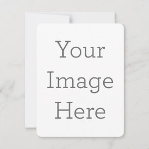 Create Your Own 4.25" x 5.5" Rounded Matte Card