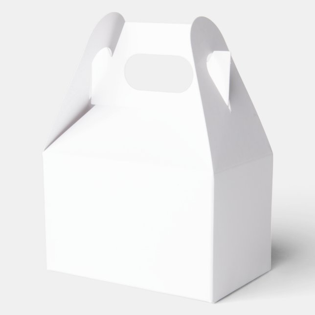 Create Your Own 4.5" x2.75" x5.5" Gable Paper Favor Box (Front)