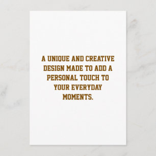 Create Your Own 4.5" x 6.25" Matte Menu Card