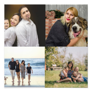 Create Your Own 4 Family Photo Collage 