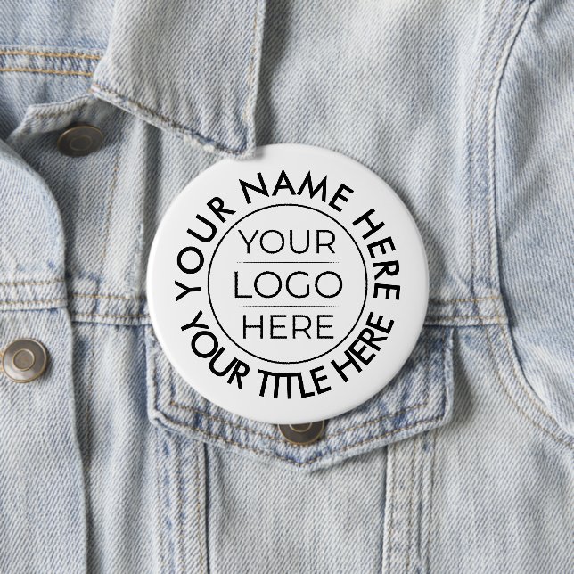 Create Your Own 4 Inch Round Button (In Situ)