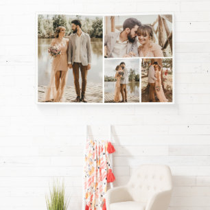 Create Your Own 4 Photo Collage Banner