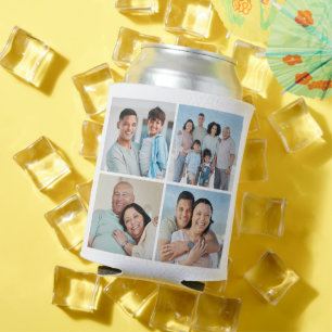 Create Your Own 4 Photo Collage Can Cooler