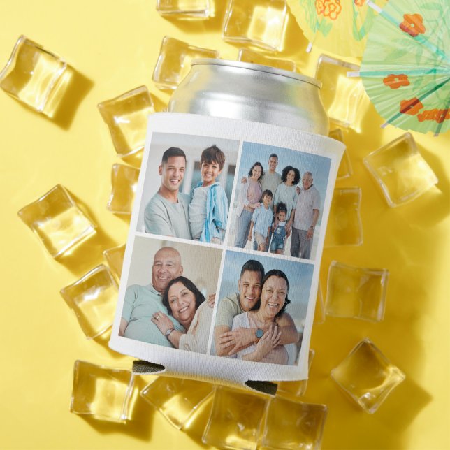 Create Your Own 4 Photo Collage Can Cooler (In Situ Summer)