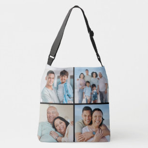 Create Your Own 4 Photo Collage Crossbody Bag