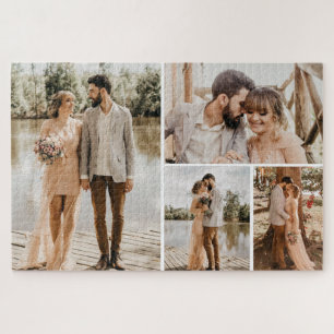 Create Your Own 4 Photo Collage Jigsaw Puzzle