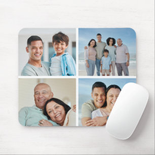 Create Your Own 4 Photo Collage Mouse Pad