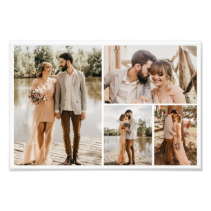 Create Your Own 4 Photo Collage Photo Enlargement Print