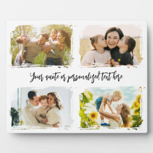 Create Your Own 4 Photo Collage Plaque