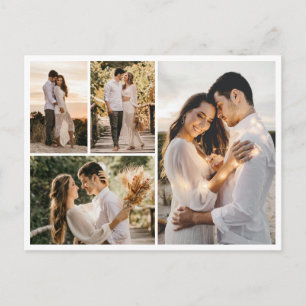 Create Your Own 4 Photo Collage Postcard