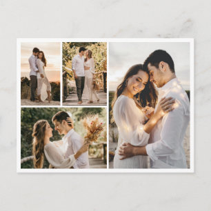 Create Your Own 4 Photo Collage Postcard