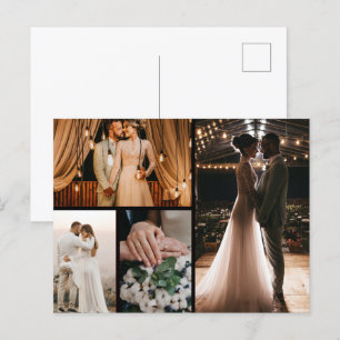 Create Your Own 4 Photo Collage Postcard