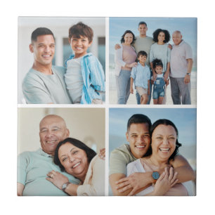 Create Your Own 4 Photo Collage Tile