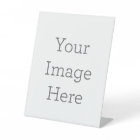 Create Your Own 4" x 6" Plastic Pedestal Sign