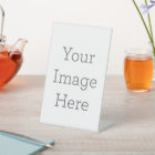 Create Your Own 4" x 6" Plastic Pedestal Sign