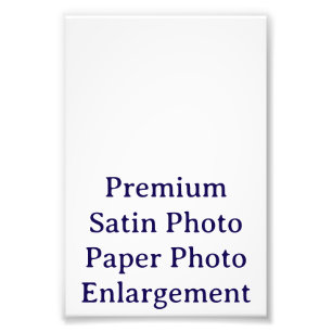 Create Your Own 4" x 6" Satin Photo Enlargement Print