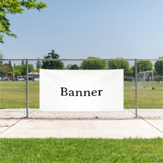 Create Your Own 4' x 8' Outdoor Banner