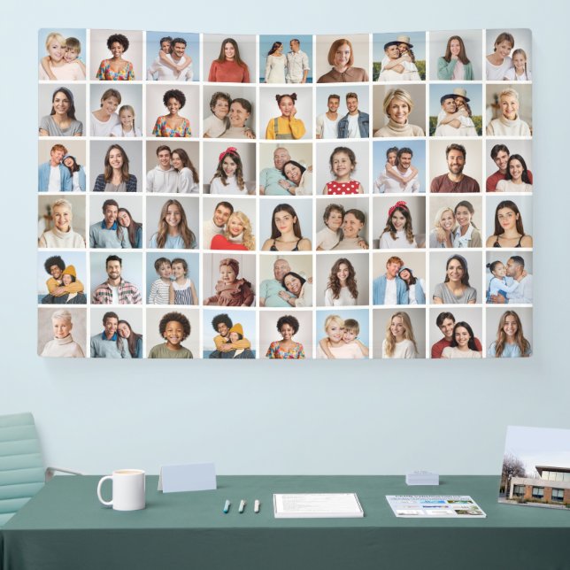 Create Your Own 54 Photo Collage Banner (Tradeshow)