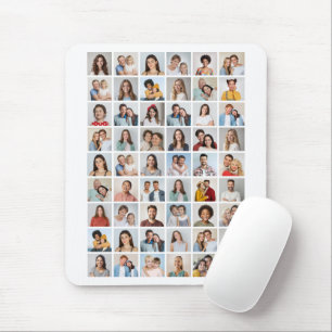 Create Your Own 54 Photo Collage Mouse Pad