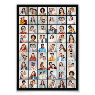 Create Your Own 54 Photo Collage Photo Enlargement Print