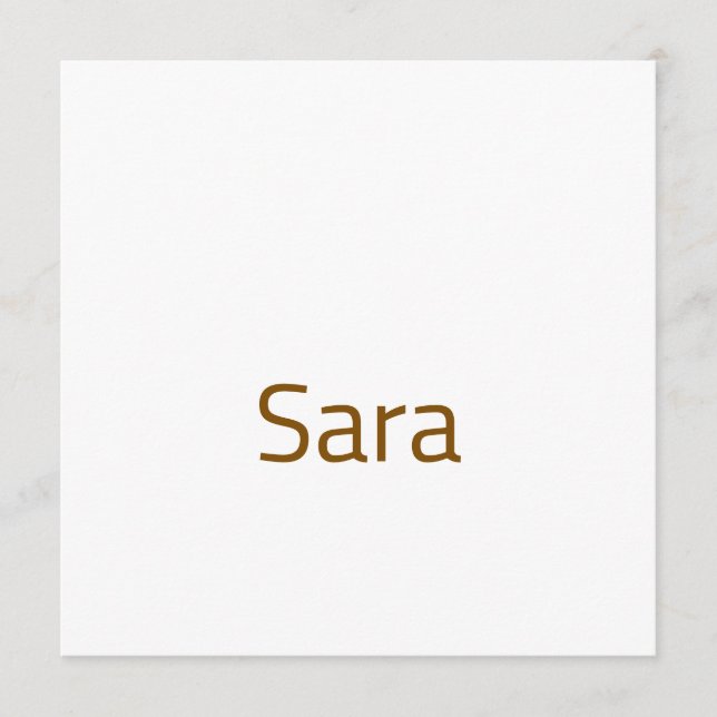 Create Your Own 5.25" x 5.25" Flat Program (Front)
