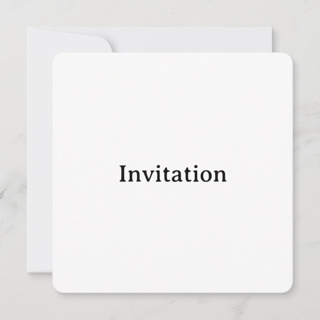 Create Your Own 5.25" x 5.25" Rounded Invitation (Front)