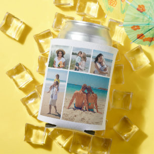 Create Your Own 5 Photo Collage Can Cooler