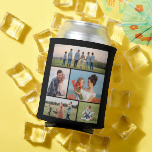 Create Your Own 5 Photo Collage Can Cooler