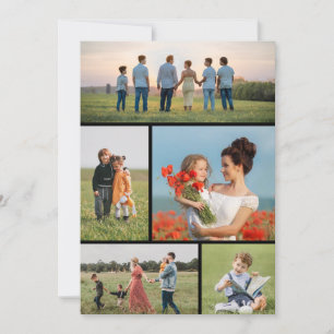 Create Your Own 5 Photo Collage Card