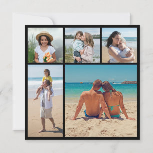 Create Your Own 5 Photo Collage Card