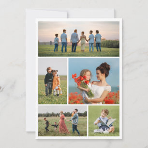 Create Your Own 5 Photo Collage Card