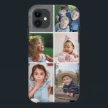 Create Your Own 5  Photo Collage  Chalkboard iPhone 11 Case<br><div class="desc">Modern Photo iPhone case personalized with  5 pictures.</div>