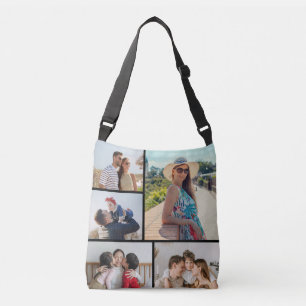 Create Your Own 5 Photo Collage Crossbody Bag