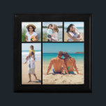 Create Your Own 5 Photo Collage Gift Box<br><div class="desc">Create your own 5 Photo Collage for Christmas, Birthdays, Weddings, Anniversaries, Graduations, Father's Day, Mother's Day or any other Special Occasion, with our easy-to-use design tool. Add your favourite photos of friends, family, vacations, hobbies and pets and you'll have a stunning, one-of-a-kind photo collage. Our custom photo collage is perfect...</div>