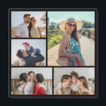 Create Your Own 5 Photo Collage Magnetic Card<br><div class="desc">Create your own 5 Photo Collage for Christmas, Birthdays, Weddings, Anniversaries, Graduations, Father's Day, Mother's Day or any other Special Occasion, with our easy-to-use design tool. Add your favourite photos of friends, family, vacations, hobbies and pets and you'll have a stunning, one-of-a-kind photo collage. Our custom photo collage is perfect...</div>