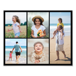 Create Your Own 5 Photo Collage Photo Enlargement Print